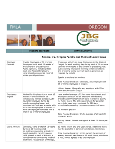 FMLA chart-Oregon 9-09 (00014416)