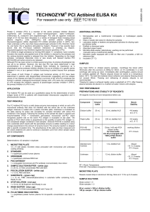 TC16100 - Technozym® Protein C INH Actibind®