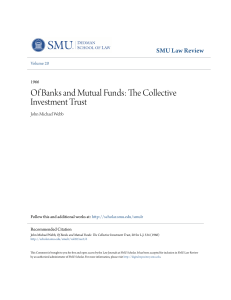 Of Banks and Mutual Funds: The Collective
