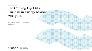 The Coming Big Data Tsunami in Energy Market Analytics