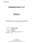 vornado realty lp - Vornado Realty Trust