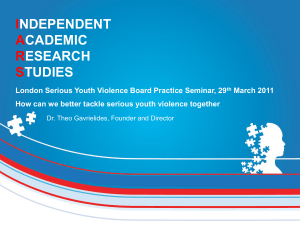 London Serious Youth Violence Board