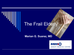 Frailty of Elderly by Dr. Marian Suarez