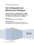 The Orthopaedist and Blood-borne Pathogens