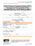 Treatment Centre TYA referral procedure SOP