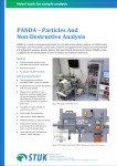 PANDA - Particles And Non-Destructive Analysis