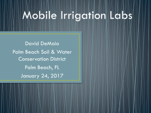 David DeMaio Mobile Irrigation Lab Project Manager Palm Beach, FL