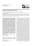 Transgenic Tobacco Plant Expressing Environmental E. coli merA