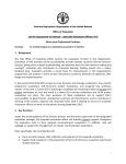 Short-term Professional Positions 1. Background The FAO Office of