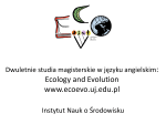 Studia Ecology and Evolution