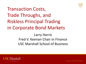 Transaction Costs, Trade Throughs, and Riskless Principal Trading