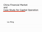 China Financial Market and Case Study for Capital Operation