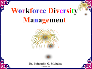 Workforce Diveristy Management