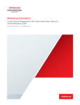 Marketing Automation: Cross-Channel Engagement with Oracle