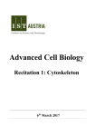 Advanced Cell Biology