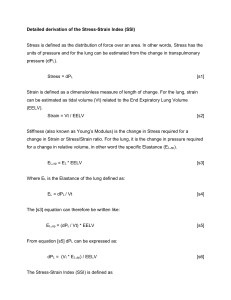 Detailed derivation of the Stress-Strain Index SSI