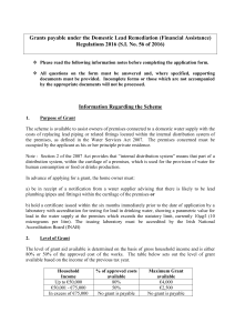 Lead Remediation Grant Scheme