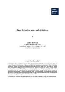 Financial Markets in Electricity: Introduction to Derivative Instruments