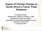 Impact of Climate Change on South Africa`s