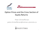 Option Prices and the Cross Section of Equity Returns