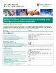 Newborn Screening Laws Regarding Use of Residual Dried Blood
