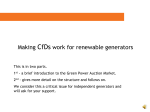 Making CfDs work for renewable generators