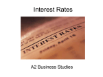 Interest Rates - Beaconsfield High School Virtual Learning