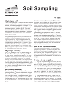 Soil Sampling - Fairbanks Soil and Water Conservation District