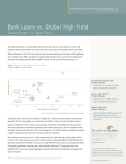 Bank Loans vs. Global High Yield