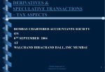 derivatives - Bombay Chartered Accountants` Society