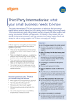 Third Party Intermediaries: what your small business needs