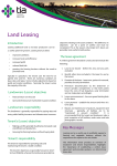 Land Leasing