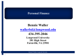 Stocks - Bennie D. Waller, PhD Online Course Material