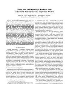 Evidence from Manual and Automatic Facial Expression Analysis