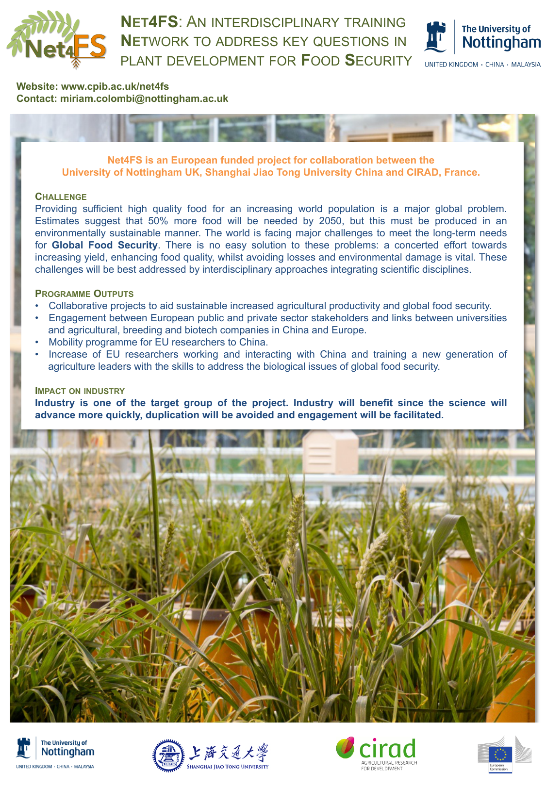 net4fs - The Centre for Plant Integrative Biology
