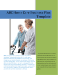 ABC Home Care Business Plan Template