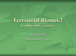 Terrestrial Biomes.2 Features and Creatures