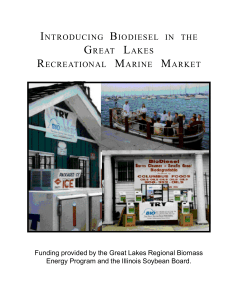 Introducing Biodiesel in the Great Lakes Recreational Marine Market