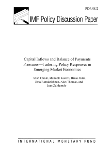 Capital Inflows and Balance of Payments Pressures