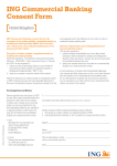 ING Commercial Banking Consent Form