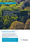 geospatial data analytics for tree species distribution