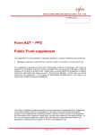 Form AUT – PFS Public Fund supplement