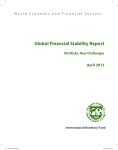 IMF Global Financial Stability Report (GFSR) April 2013