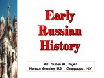 Russia in the Late 1500s Ivan