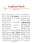 Strategic Servant Leadership - Faith Formation Learning Exchange