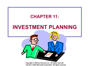 CHAPTER 11: INVESTING IN STOCKS AND BONDS
