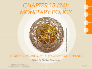 what is monetary policy?
