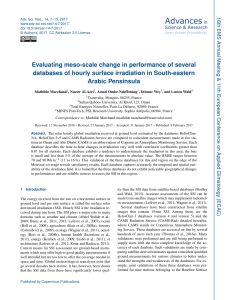 Evaluating meso-scale change in performance of several