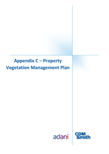 Vegetation management plan - Department of State Development