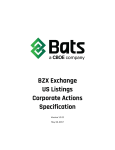 bzx exchange us listings corporate actions specification
